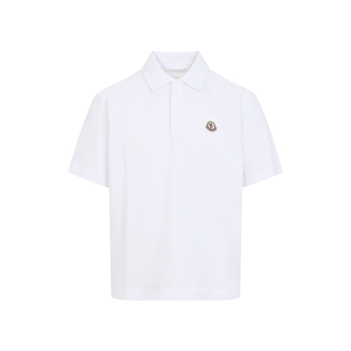 Moncler Polo - White | e84efe97ce6176932a76d0058d2df31a3992edb4