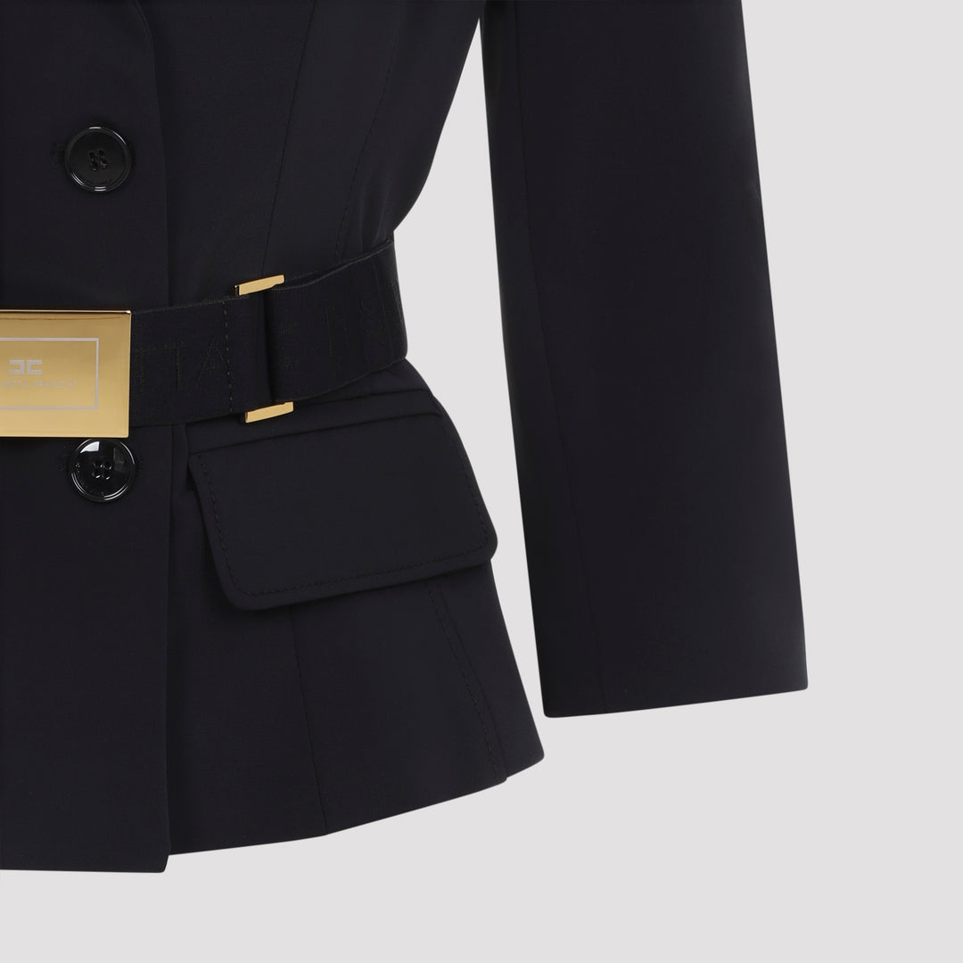 Elisabetta Franchi Jackets - Black | 21ed3e978276c8587e7b07e221f17a28a4381784