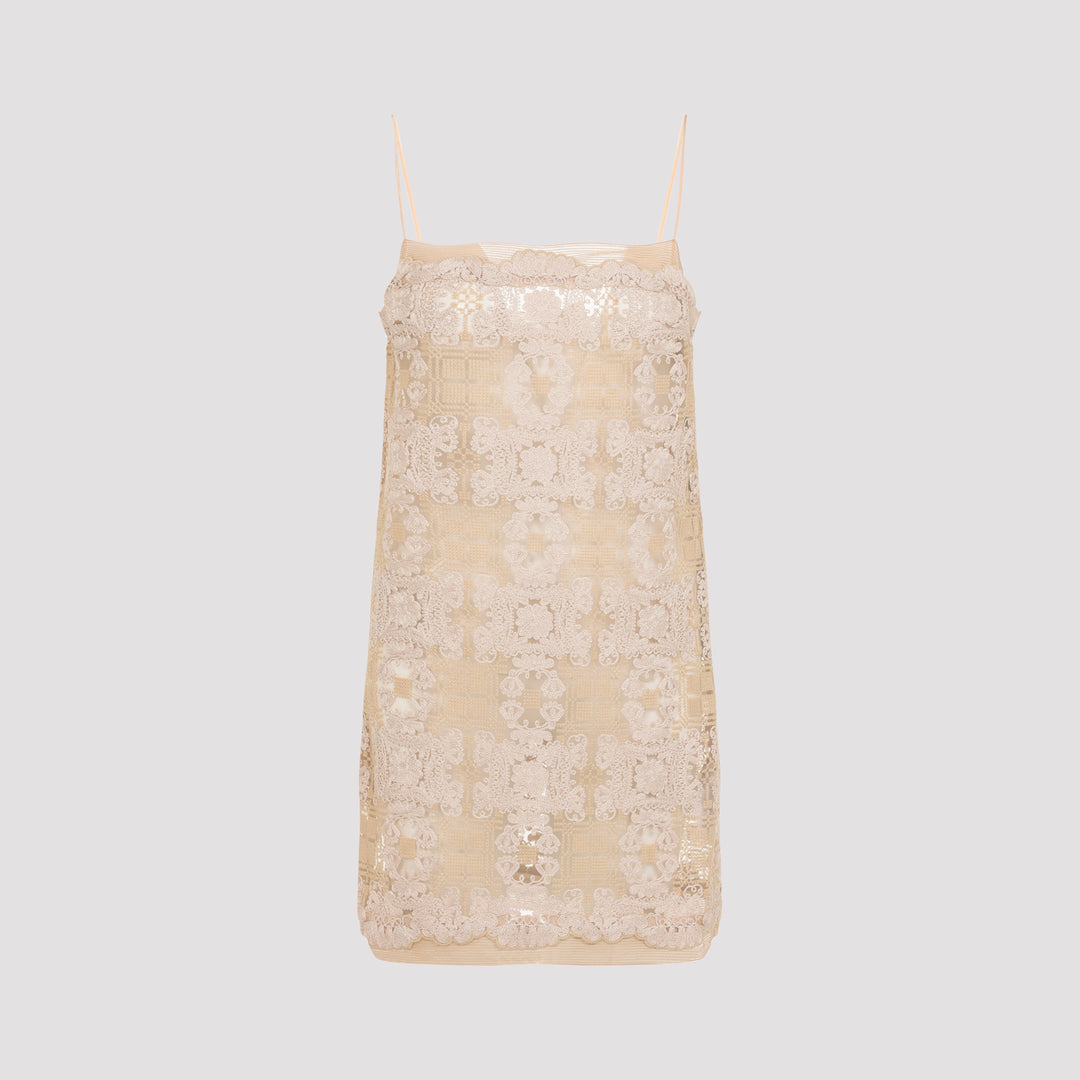 Ermanno Scervino Mini dresses - Nude & Neutrals | 76e3b41acb499ecf5008f2d4badca5bb2647390e