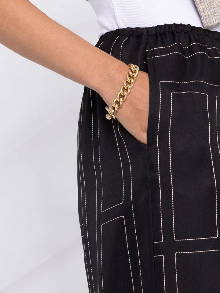 Toteme Pre Trousers - Blacks and greys | e2bc5e7165dd815c4d3d1e5400d851e7b0d0bf54