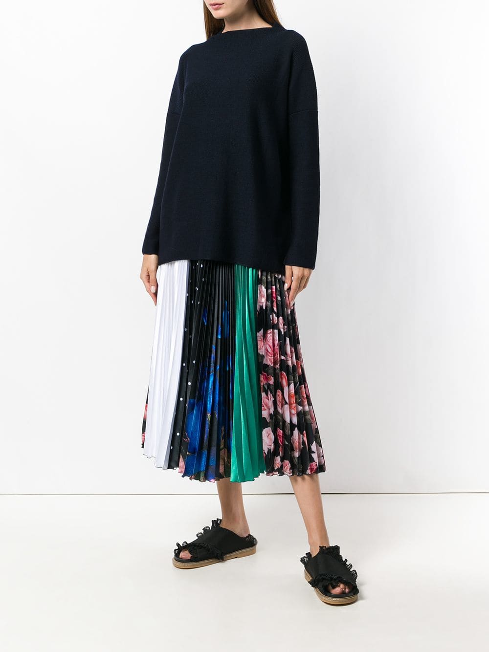 Daniela Gregis Sweaters - Blue and green | e6757ea4874f968424cc1375d075627f7c21ec42