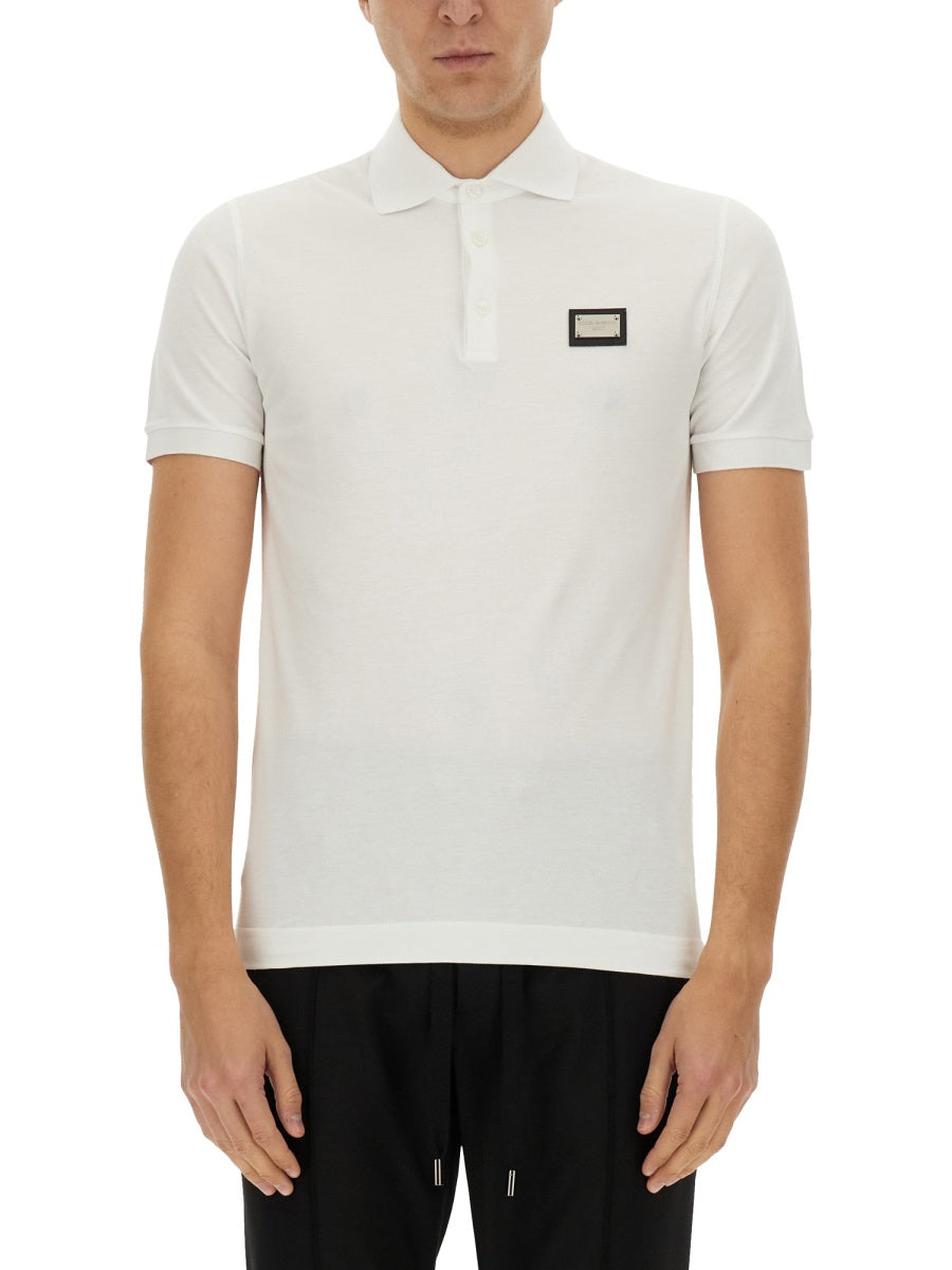Dolce & Gabbana Polo - White | Wanan Luxury