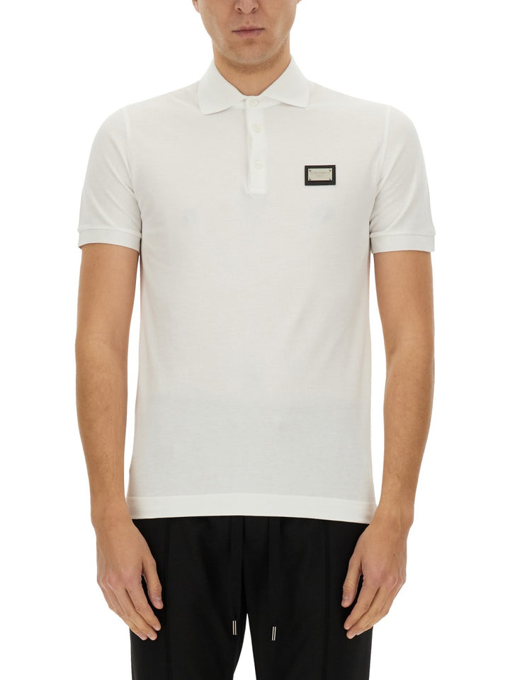 Dolce & Gabbana Polo - White | Wanan Luxury