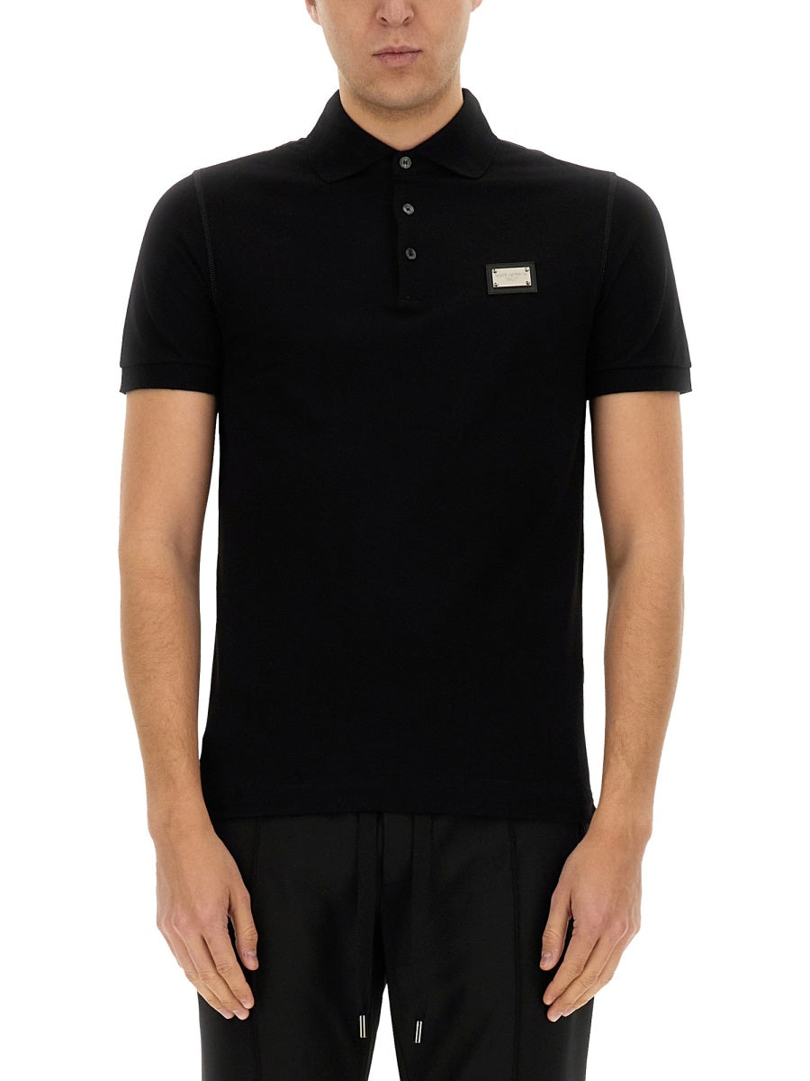 Dolce & Gabbana Polo - Black | Wanan Luxury