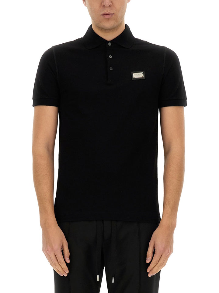 Dolce & Gabbana Polo - Black | Wanan Luxury