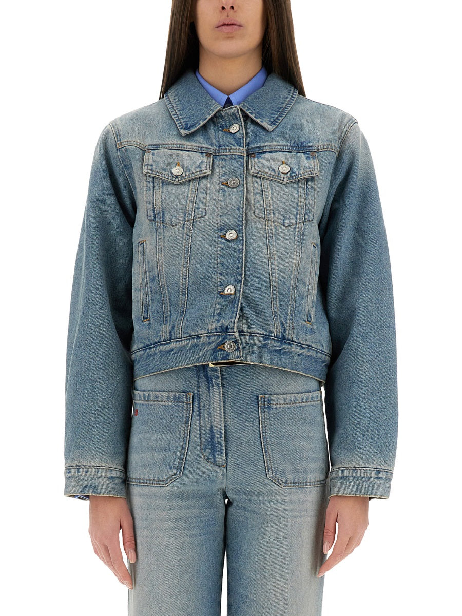 Victoria Beckham Jackets - Blue | Wanan Luxury