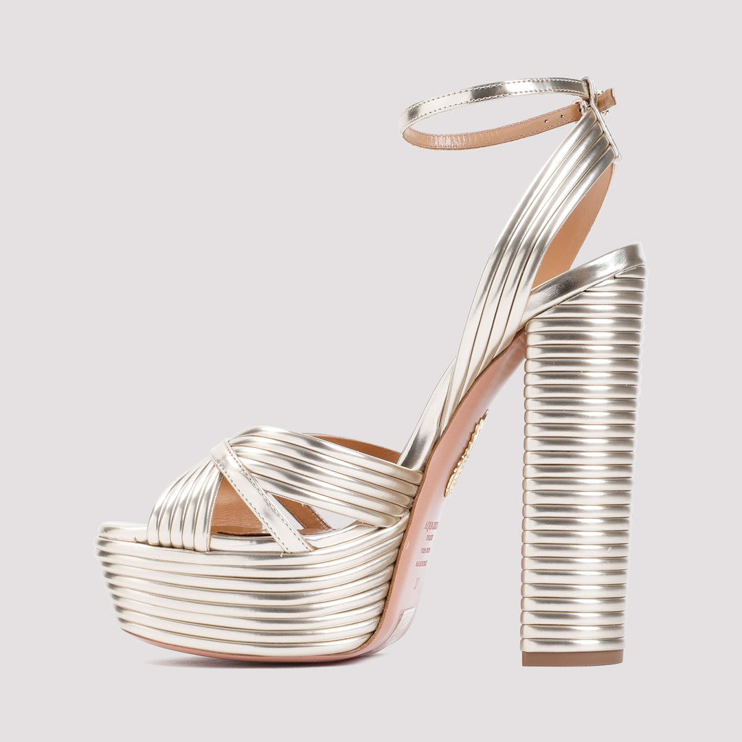 Aquazzura Sandals - Metallic | eabc64c9e449b192d13916b9e70dfd7825a930ee