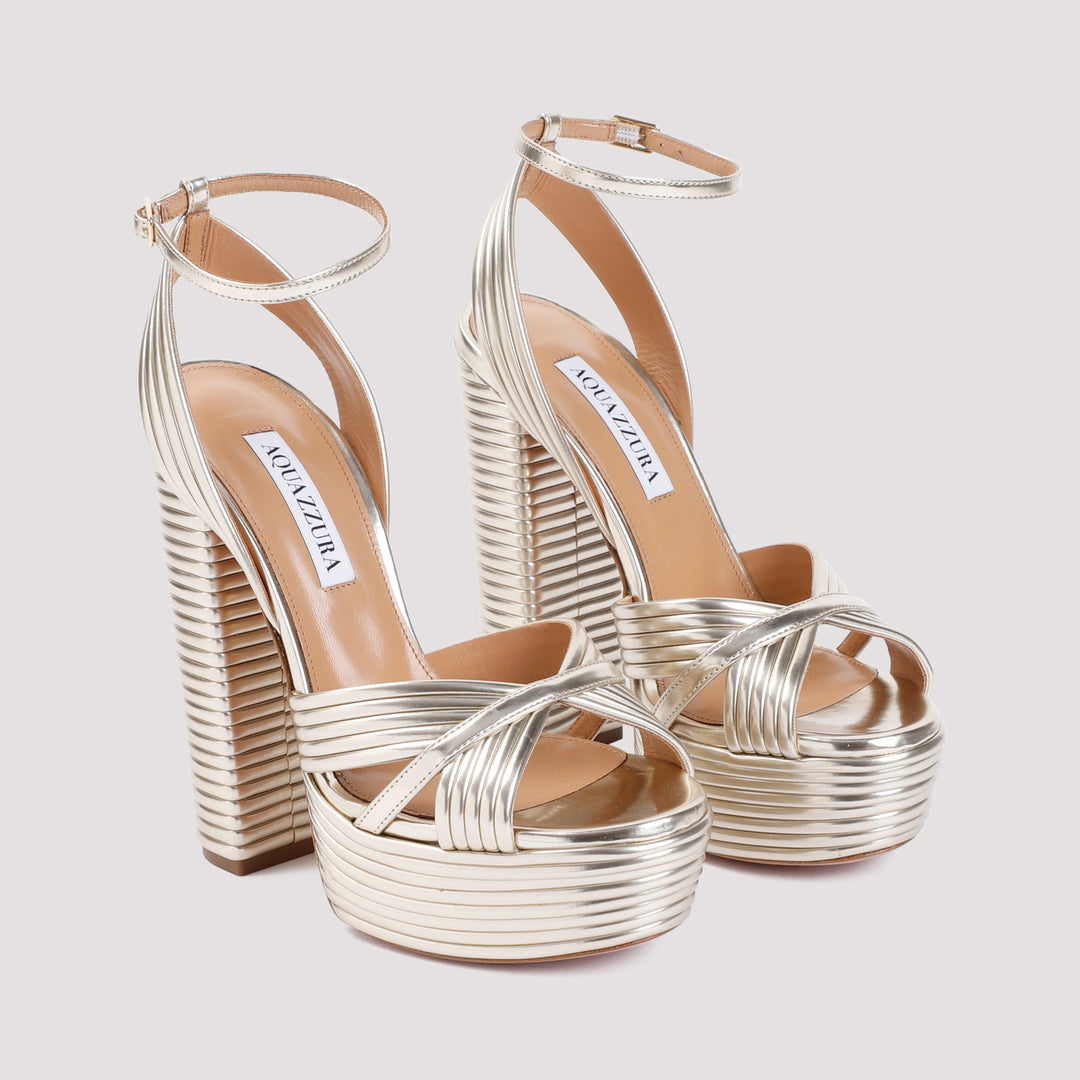 Aquazzura Sandals - Metallic | d2ac83304b7c240154c85c8b434f3dc0e73eee82