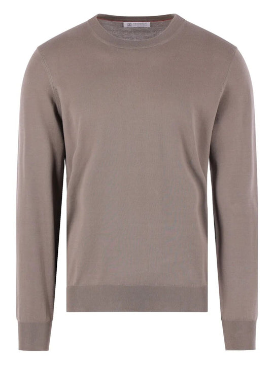 Lightweight Cotton Crewneck Sweater