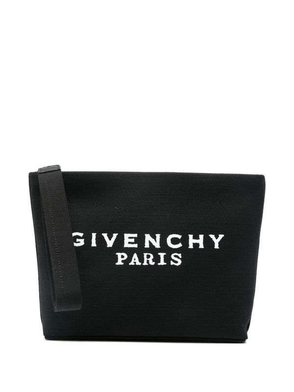Givenchy Canvas Pouch With Zip