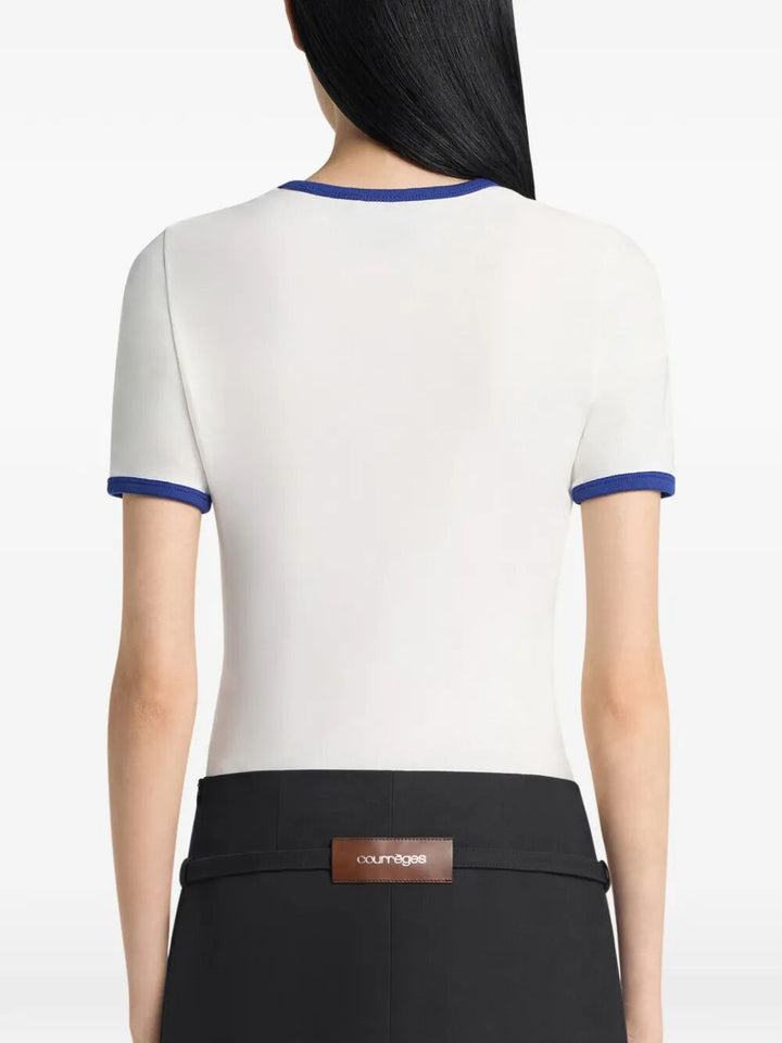 Courreges T-shirts - White | 73cd00cb22c607ae99919eec5ef70ece6a217721