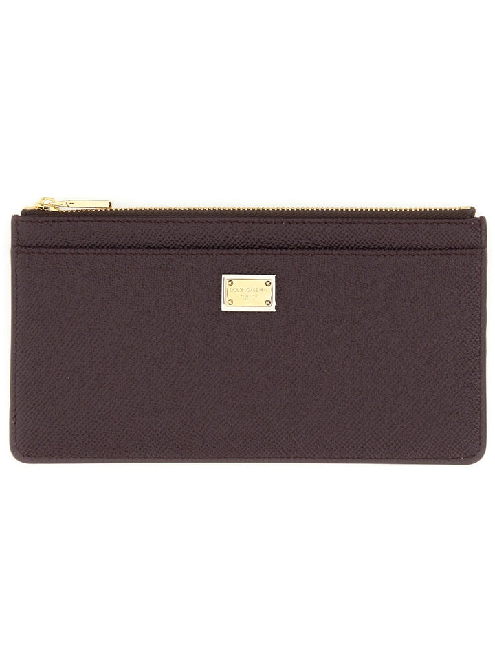 Dolce & Gabbana Wallets & Pures - Burgundy | Wanan Luxury