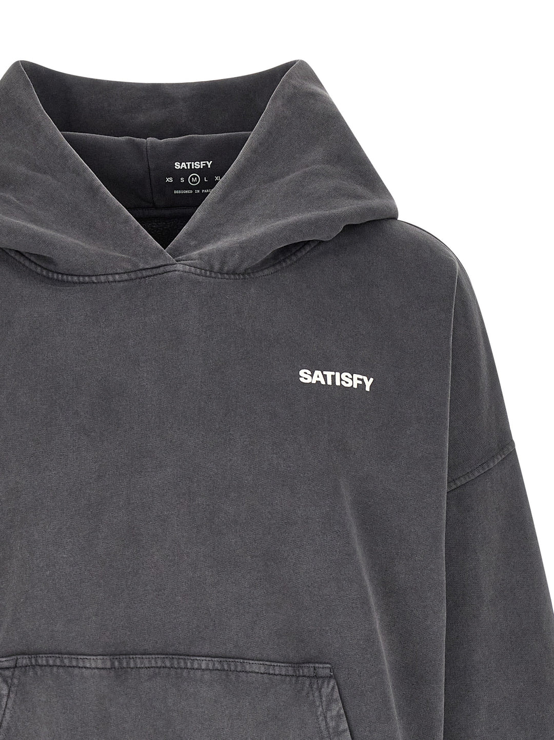 Satisfy Hoodie With Elastic Sweatshirt - Gray | d5f4db52290784fd905a88637a6b053901829f28