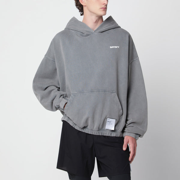 Soft Cell Aged Grey Hooded Sweatshirt