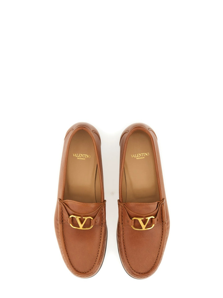 Valentino Garavani Loafers - Brown | Wanan Luxury