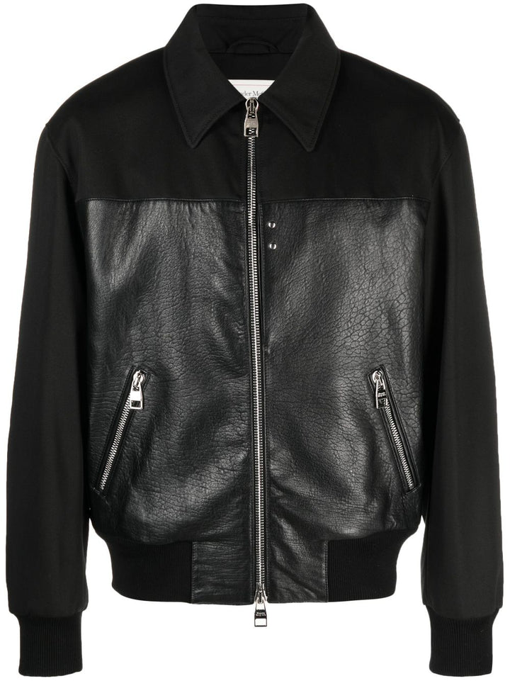 Alexander Mcqueen Bomber jackets - Black | e0ebc357796bc41fcc48ee8659649dd334daf3ea