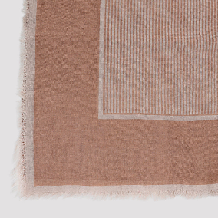 Saint Laurent Scarves - Brown | c825227f92fe003fd25787f1e0e288ee15d1b9d9