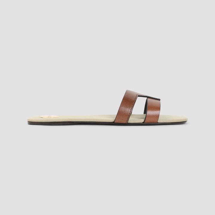Saint Laurent Sandals - Brown | 2bb253f495b1b37b75e88d6be0136b8036891c54