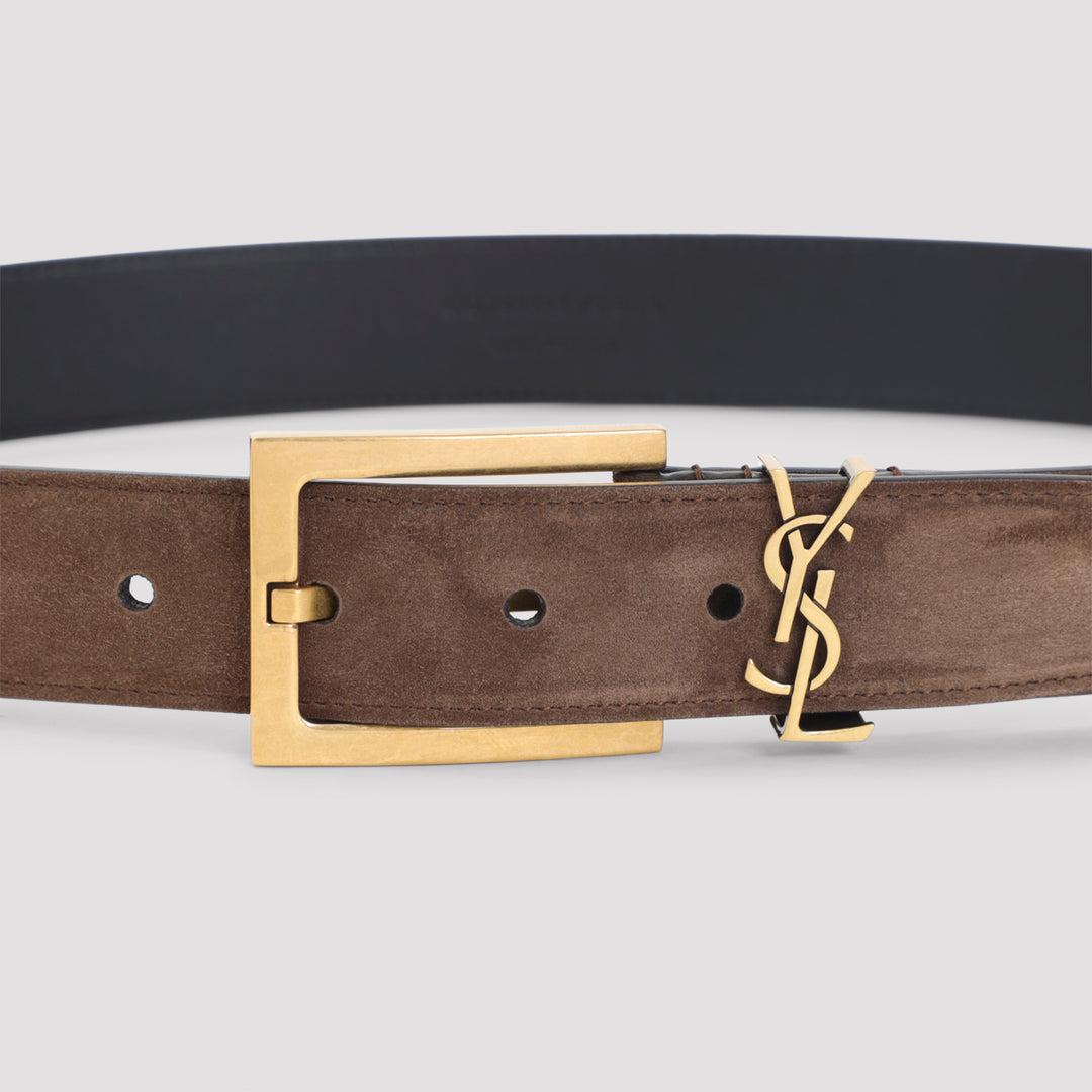 Saint Laurent Belts - Brown | 05a173d8c869e424e58bd36d72577cad03816ce0