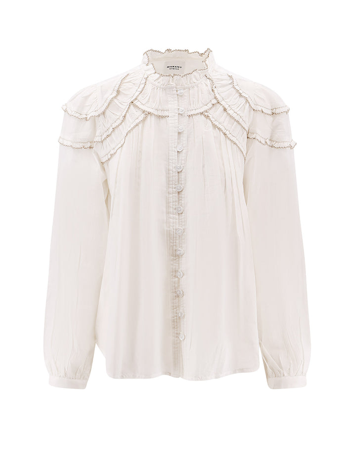 Marant Etoile Shirts - WHITE | c16f78387fc18fe5fa2ebcbb7a39491dc2673304