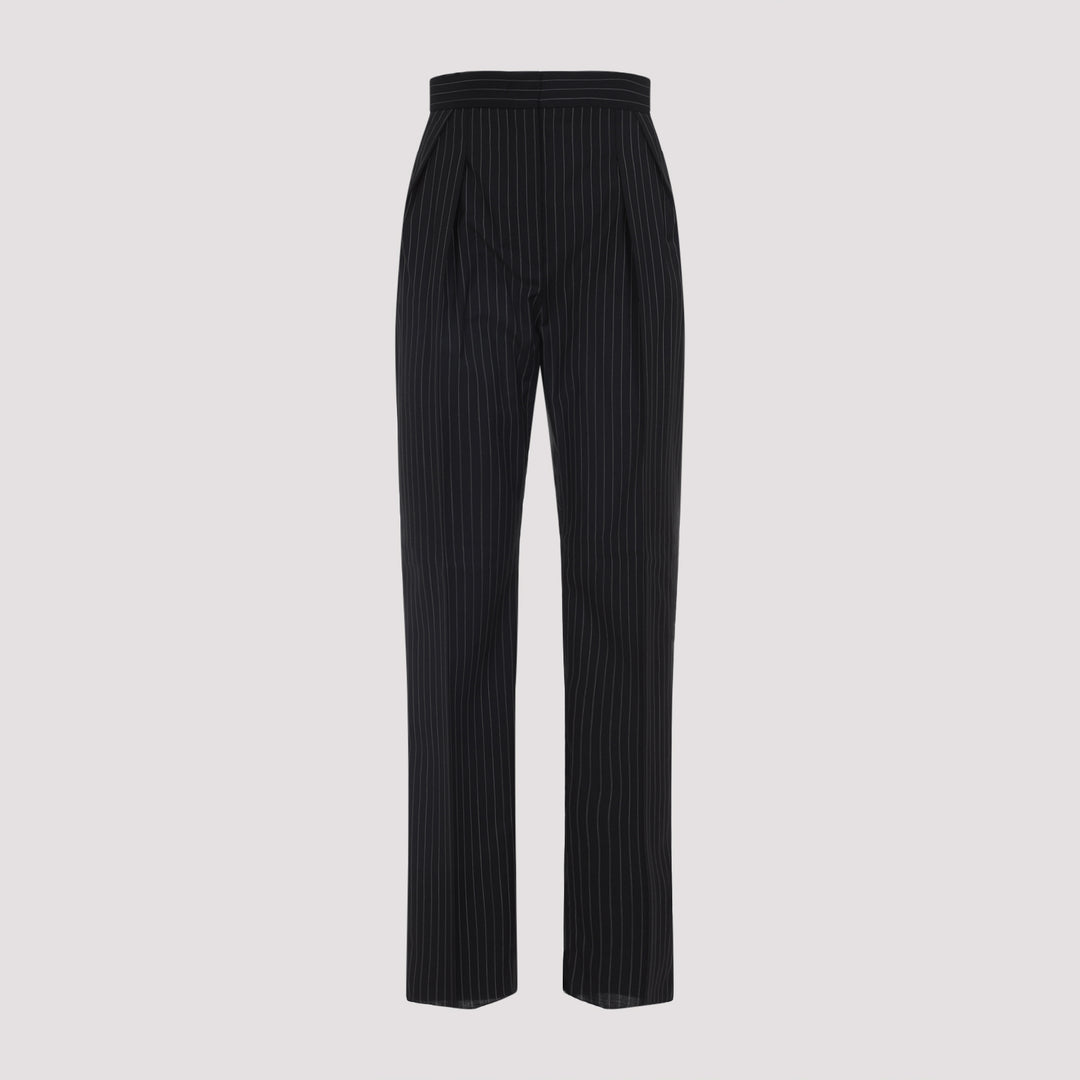 Max Mara Regular & straight leg - Black | 9104206b76bc197087e4bddc2b813dad54f7f57d