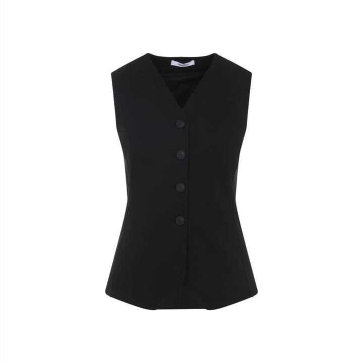 Max Mara Gilet - Black | 2d9812994cafc4365dd29edd74ac2dbb0f7ef768