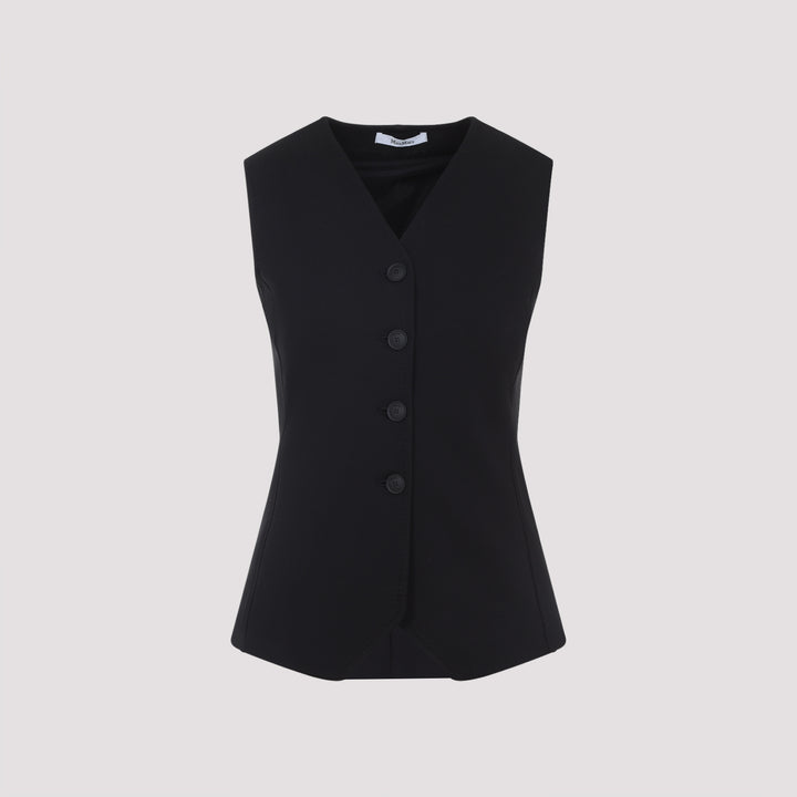 Max Mara Gilet - Black | b0bac2882810bf336b86e6a65474165da646e4c2