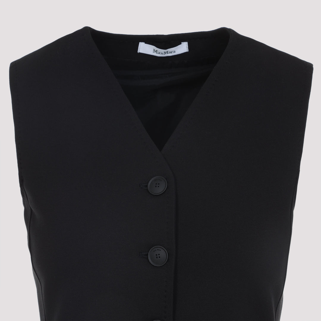 Max Mara Gilet - Black | 6562ef8352995a97a7f11dcafb2c4795d53c8920