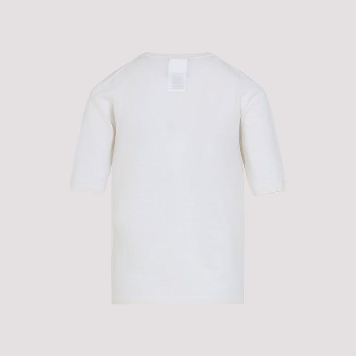 Max Mara Round neck - White | 9aee530dfd1a55eb071e17fda6b737b47b63395f