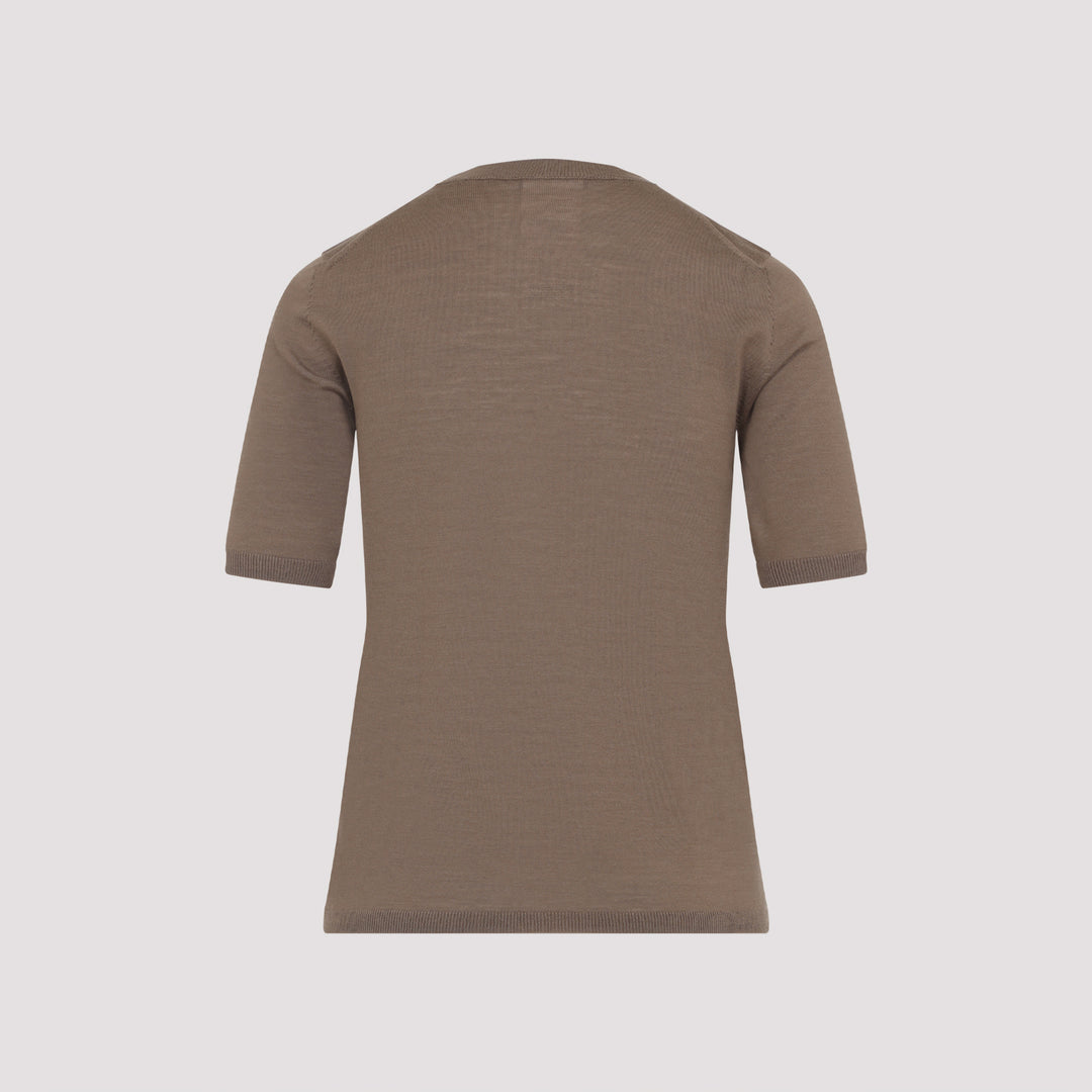 Max Mara Round neck - Nude & Neutrals | 31475968711cd481d5556799fff273564cad792f