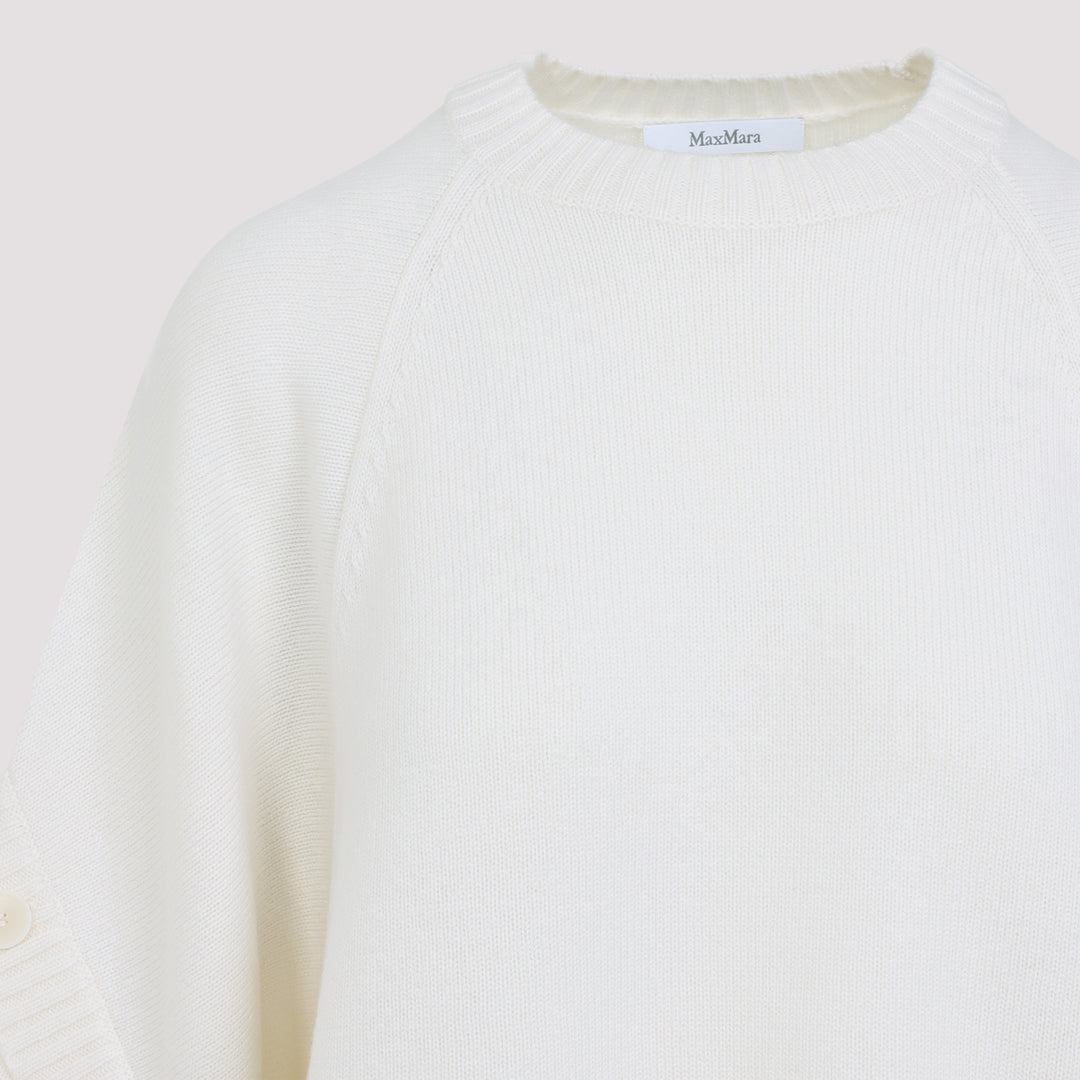 Max Mara Pullover - White | 31191ee61ace7d6c3e1f6dc04edee84d82c9a5a8