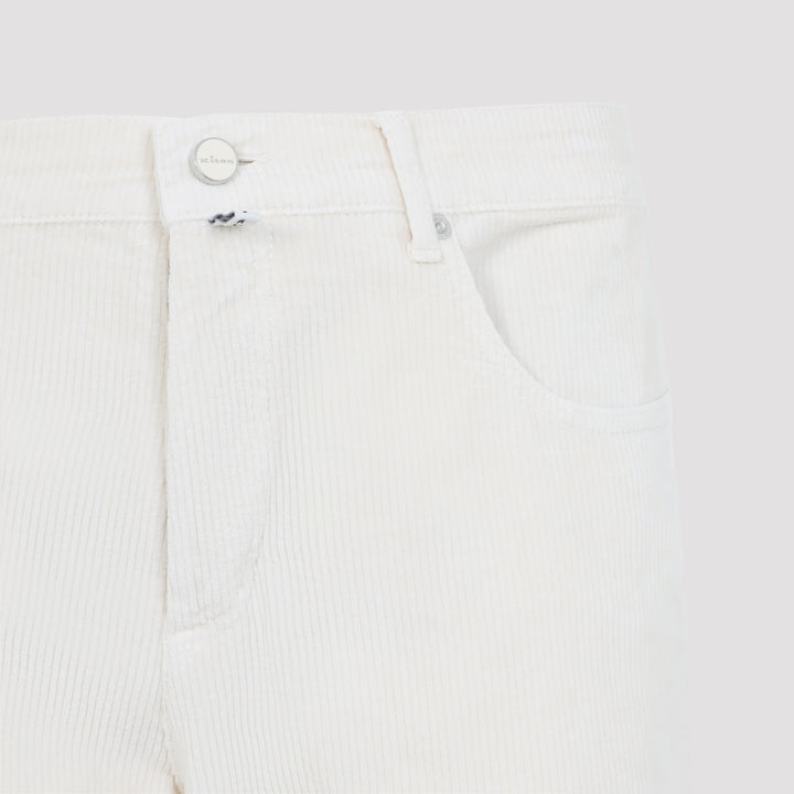 Kiton Regular & straight leg - White | b8adef0258ab0f0e4b2fed4d6d592176a53145e7