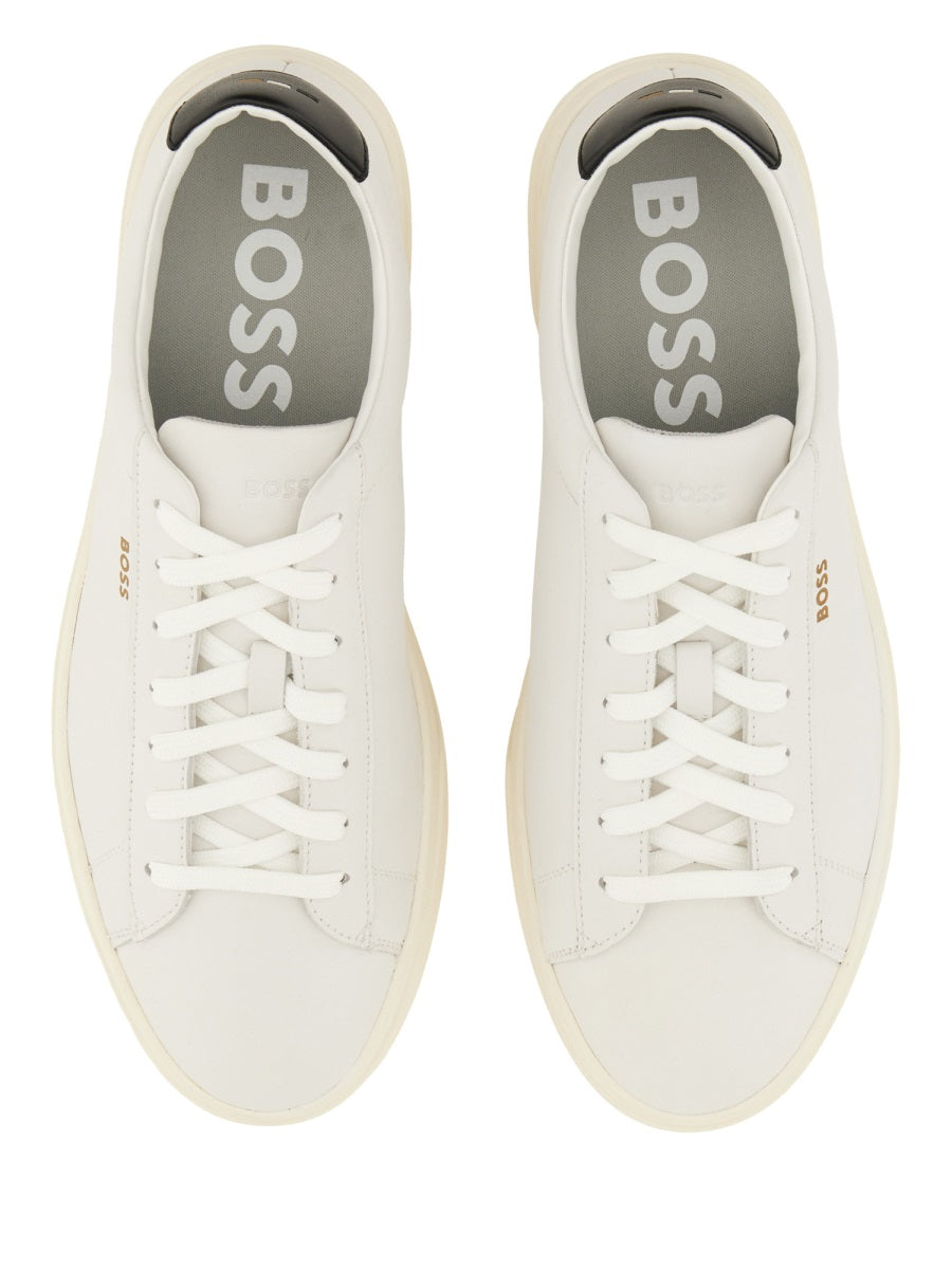 Boss Sneakers - White | Wanan Luxury