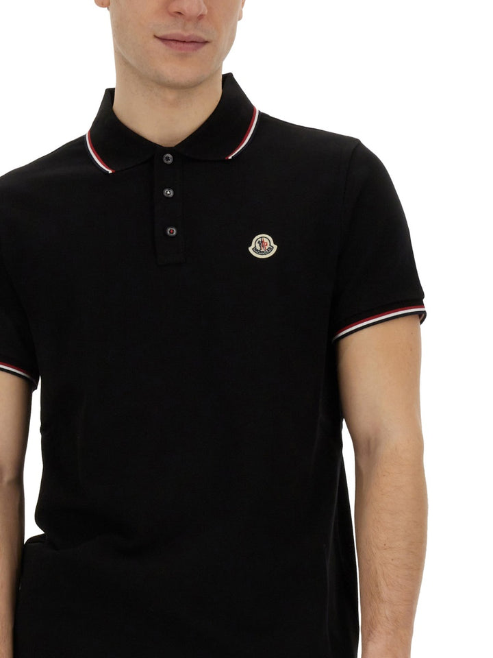 Moncler Polo - Black | Wanan Luxury