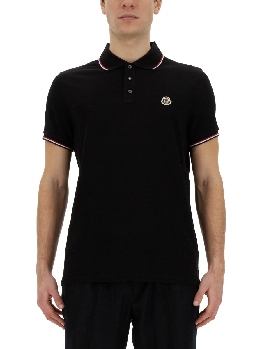 Moncler Polo - Black | Wanan Luxury