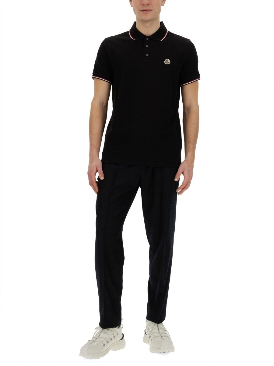 Moncler Polo - Black | Wanan Luxury