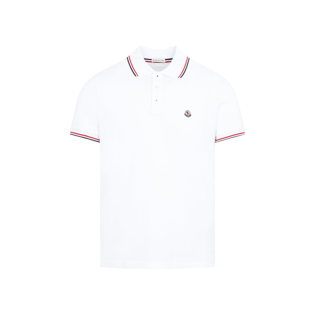 Moncler Polo - White | de7e574d80658446913fcbe7a8afa46c95acaebe