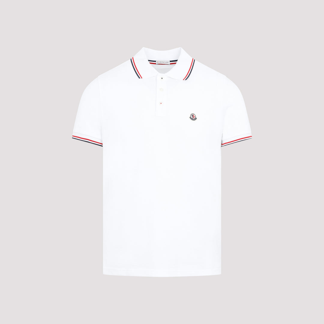 Moncler Polo - White | 26b1b633c3d088bb393465e1dc4f1a55e14ac052