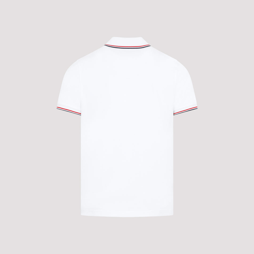 Moncler Polo - White | 539a8b061e549c2e80058043cc85a66cdc43ea56