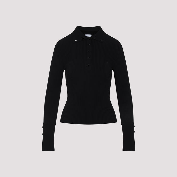 Courreges Polo - Black | 1ce8f4c0633ba1f26ccc5794207faceeccf14605