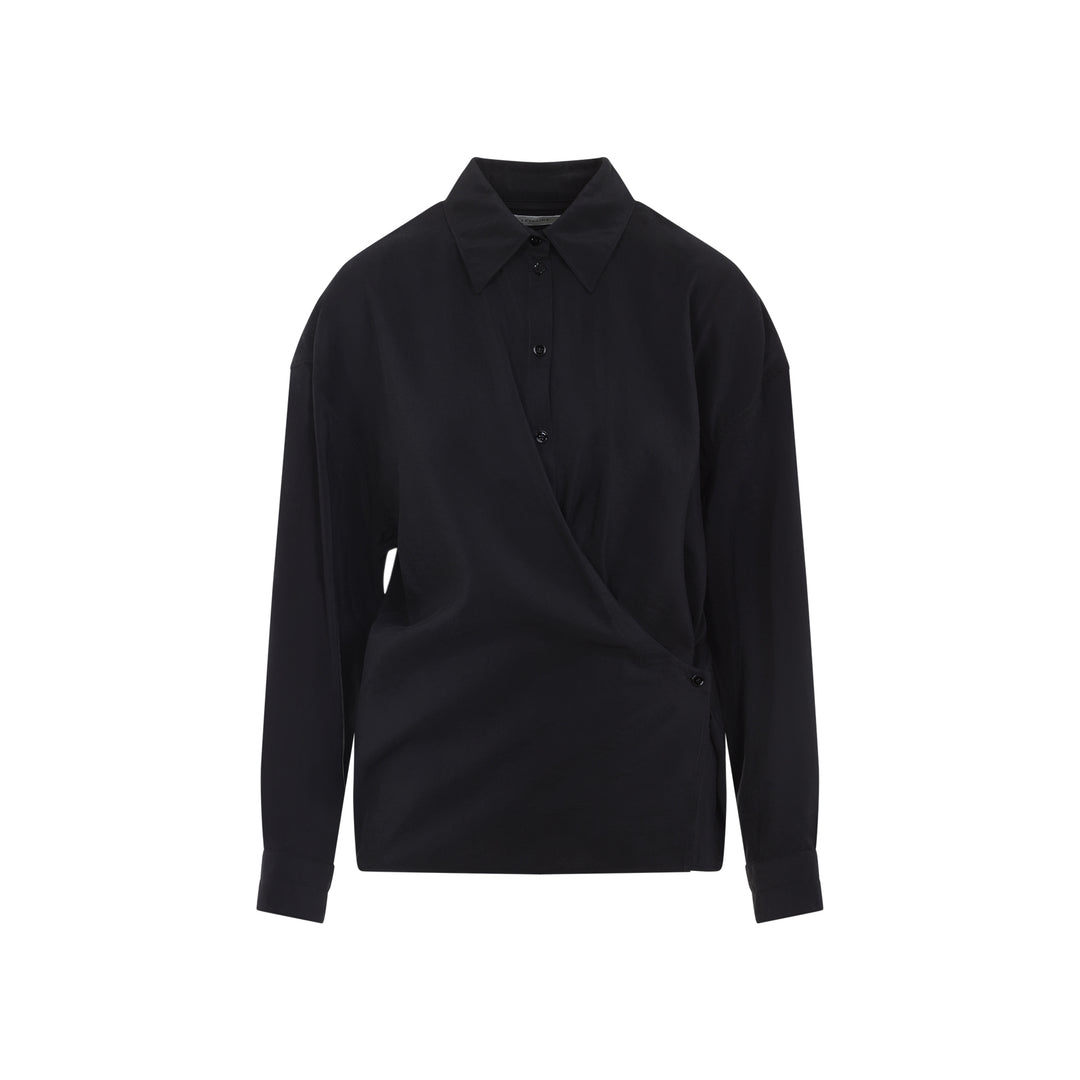 Lemaire Shirts - Black | 4a08182aa7fee75e1f60370ac33d6341c845e4ac