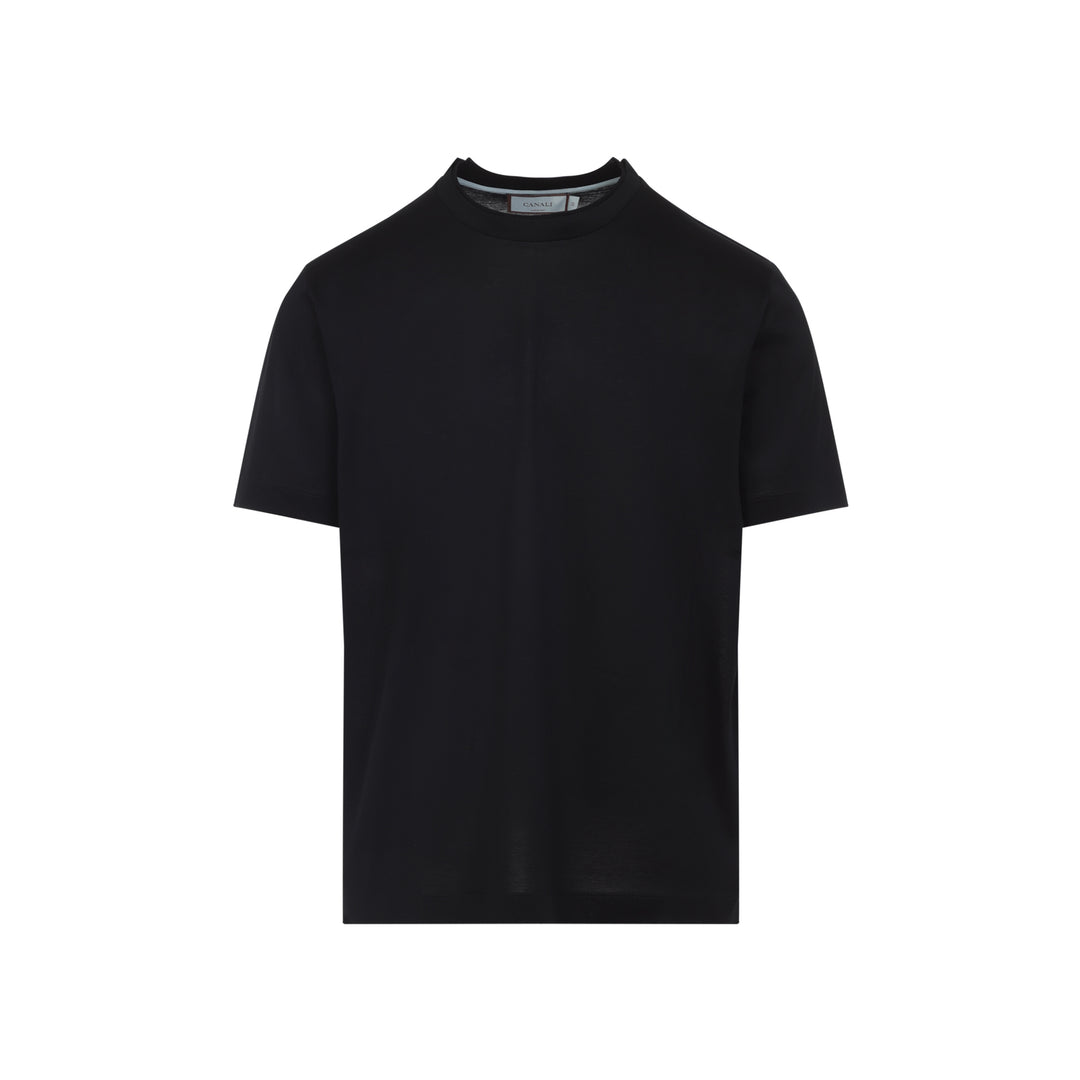 Canali T-shirts - Black | 03c500c8094ff2efe906dfd8e74a8895067573be