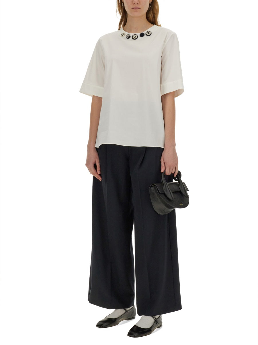 S Max Mara Pants - Blue | ce7c6211268b29424c9c5d8ca4b3a239452a80a8