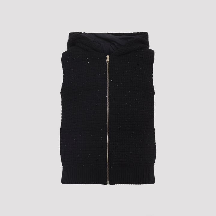 Fabiana Filippi Gilet - Black | e9b28ea926714a40c9027e0f47bf1f31e0bce443