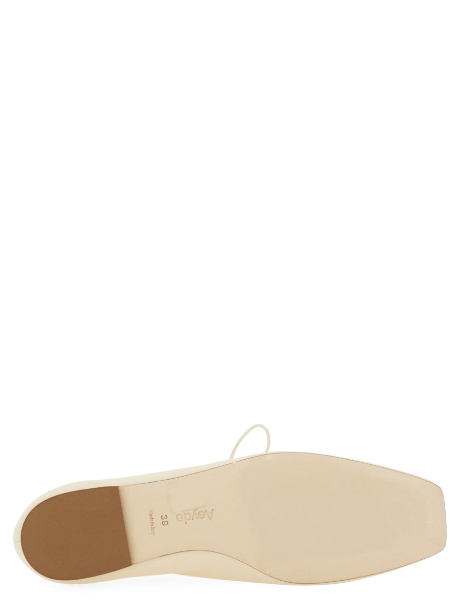Aeyde Flat Shoes - White | Wanan Luxury