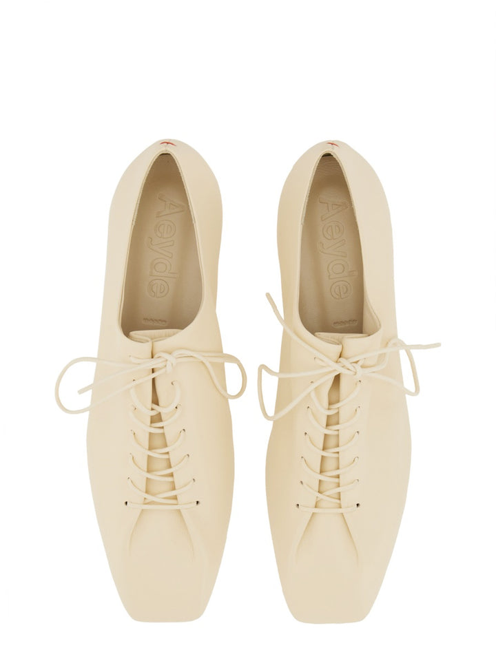 Aeyde Flat Shoes - White | Wanan Luxury