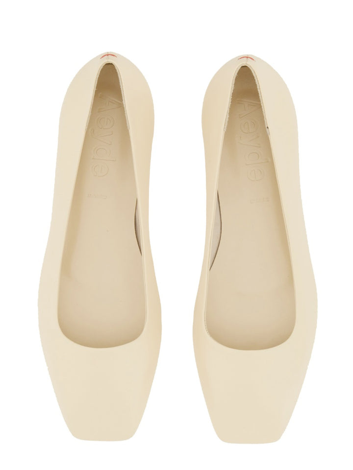 Aeyde Flat Shoes - White | Wanan Luxury