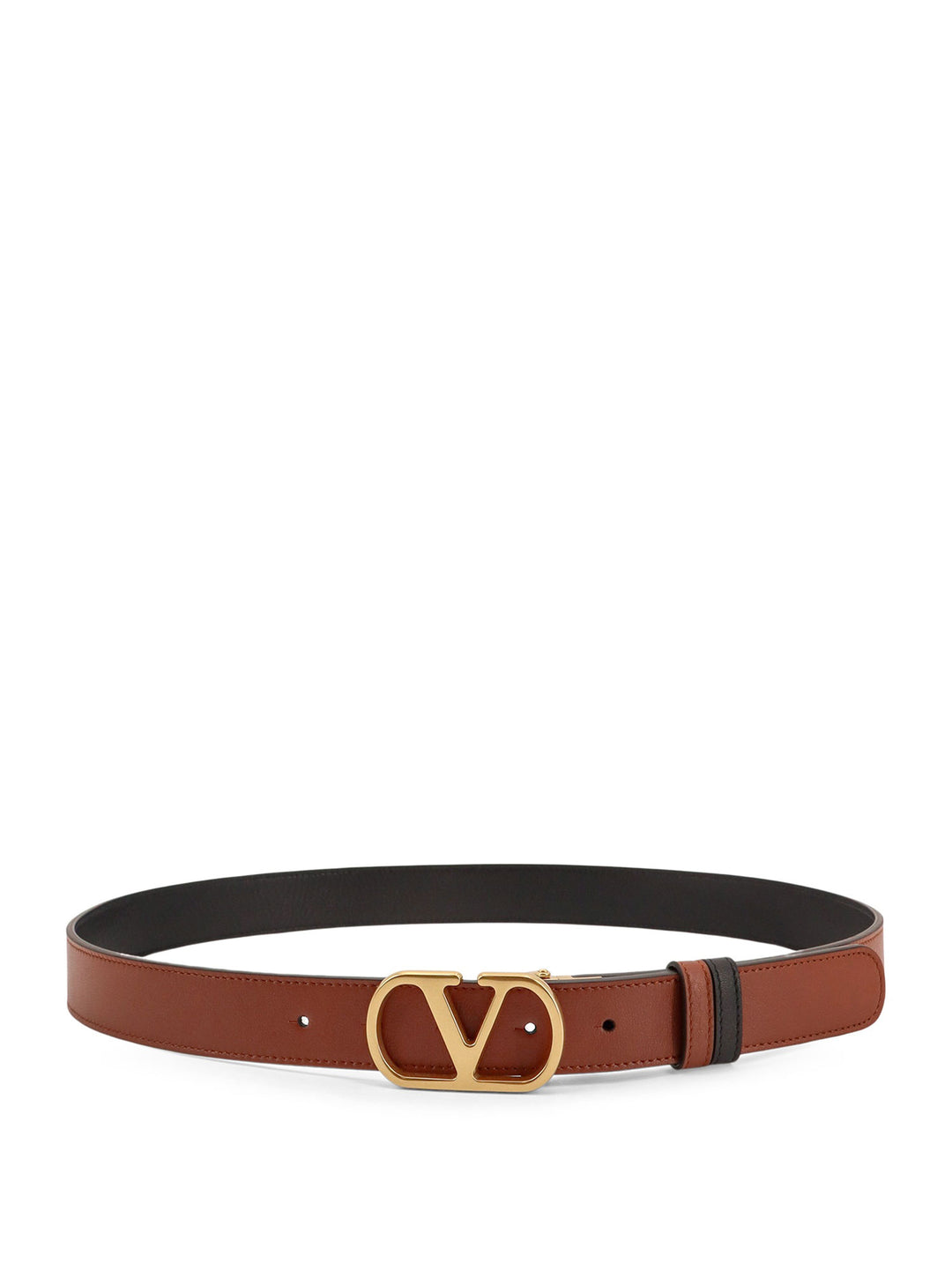 Valentino Garavani Belts - DEEP CARAMEL/NERO | b8e3fd47ee30b877b5a99f8270e7cee22d5cfec6