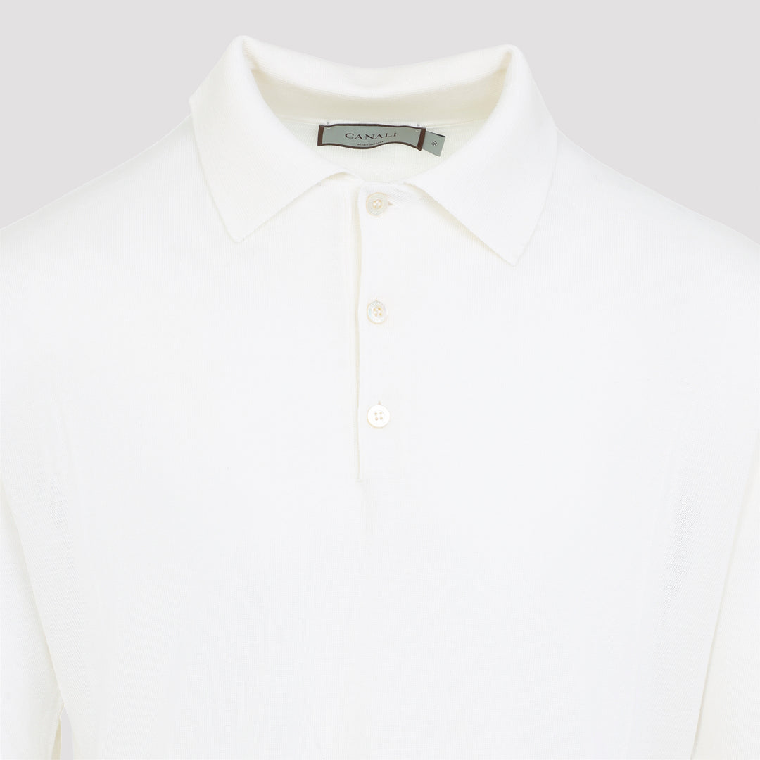 Canali Polo - White | b5ebd9a0cf4cd024e94789e678e0ec6b624c16f0