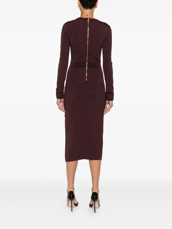 Elisabetta Franchi Midi dresses - Red | 24abb3f9f9f82f2c35d4ade53eb02aa3a56c194d